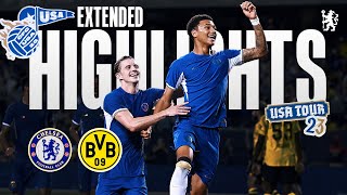 Chelsea 11 Borussia Dortmund  Extended Highlights  Chelsea FC USA Tour 2023 [upl. by Hannad206]