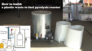 how to make a plastic waste to fuel pyrolysis reactor [upl. by Victorie]