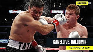 FULL FIGHT  Canelo vs Carlos Baldomir DAZN REWIND [upl. by Ennaerb]