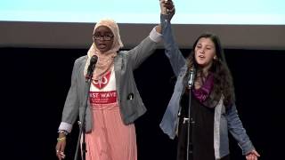 A Muslim and Jewish girls bold poetry slam [upl. by Litsyrk931]