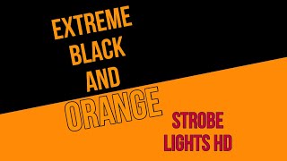 1 Hour Extreme Fast Orange Strobe Lights SEIZURE WARNING [upl. by Wiatt]