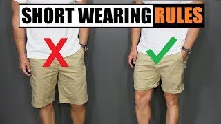 5 Short Wearing Rules ALL Men Should Follow [upl. by Acnoib]