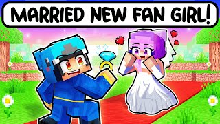 Omz MARRIED A NEW CRAZY FAN GIRL in Minecraft [upl. by Koser262]