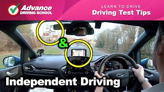 Independent Driving On The Test  Learn to drive Driving Test Tips [upl. by Nylassej608]