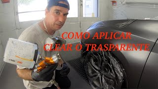 Como aplicar el Clear o Trasparente [upl. by Narih725]