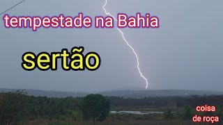 ATENÇÃO muita chuva no sertão da Bahia em Anage [upl. by Casady]