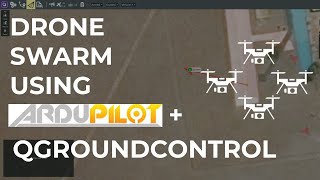 21 Drone Swarm with Ardupilot and QGroundControl [upl. by Rhetta]