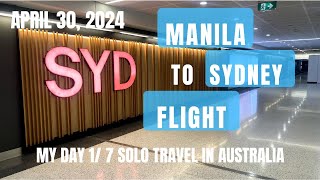 Manila to Sydney Flight [upl. by Natassia]