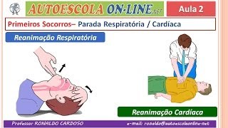 30 PRIMEIROS SOCORROS  Reanimação Cardíaca e Respiratória Estancamento de Hemorragias [upl. by Bibeau434]