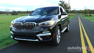 2018 BMW X3 xDrive30i Test Drive Video Review [upl. by Etnuahs]