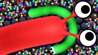 Slitherio MOST Impossible TROLL Move EVER [upl. by Ramma]