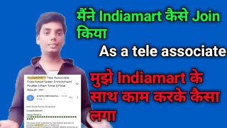 IndiaMART Tele Associate job review [upl. by Aydne]