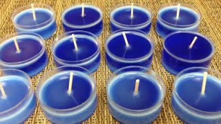 Easy DIY Tutorial Making Tea Light Candles  GROW AND MAKE [upl. by Batholomew752]