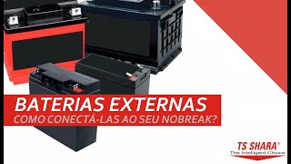 NOBREAK  Como conectar baterias externas [upl. by Nysila135]