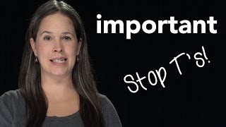 How to Pronounce IMPORTANT  American English [upl. by Corena]