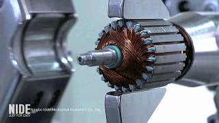 motor manufacturing automatically  stator and armature production assembly line [upl. by Peppel]