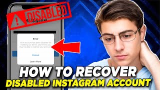 How To Recover DEACTIVATEDDISABLED Instagram Account in 2022 TUTORIAL [upl. by Bourque]