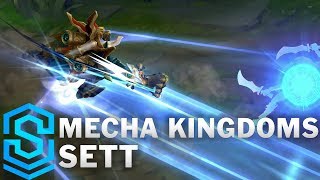 Mecha Kingdoms Sett Skin Spotlight  PreRelease  League of Legends [upl. by Anidam]