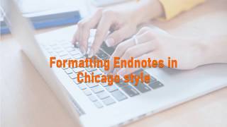 Formatting Endnotes in Chicago style [upl. by Aerdnad]