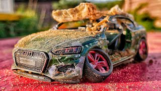 Restoration Damaged Audi RS5 Model Car  Awesome Restoration [upl. by Wilda523]