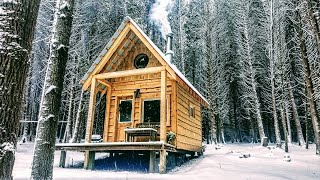 10minute Off Grid Cabin Build [upl. by Adnilav977]