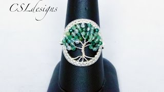 Tree of life wirework ring [upl. by Junno587]