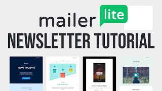 Mailerlite Newsletter Tutorial  How To Create A Newsletter [upl. by Aihsa250]