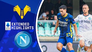 Hellas Verona vs Napoli  Extended Highlights  Serie A  CBS Sports Golazo [upl. by Medlin556]