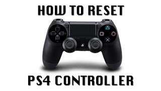 How to Reset PS4 Controller [upl. by Eyma]