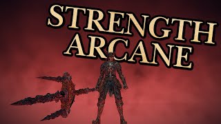 Elden Ring The Strength Arcane Build [upl. by Nnilsia]