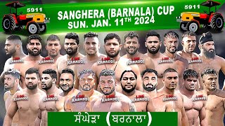 LIVE Kabaddi  Sanghera Barnala Kabaddi Cup 2024 [upl. by Joao]