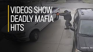 Videos show deadly Mafia hits [upl. by Llerrom]