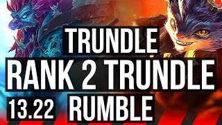 TRUNDLE vs VAYNE TOP  712 Dominating  KR Master  136 [upl. by Daye]