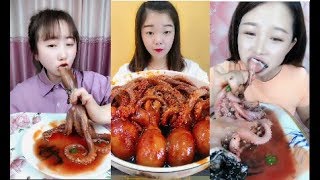 【EATING SHOW】CHINA MUKBANG SPICY OCTOPUS EATING SHOW COMPILATION6문어たこปลาหมึกBạchtuộcASMR [upl. by Tlok]