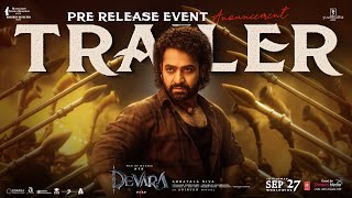 Devara Pre Release Event Announcement Trailer  NTR  Janhvi Kapoor  Shreyas Media [upl. by Cookie]