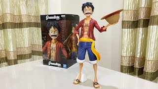 Monkey D Luffy Grandista Nero by Banpresto from One Piece  Unboxing [upl. by Adnauqal735]