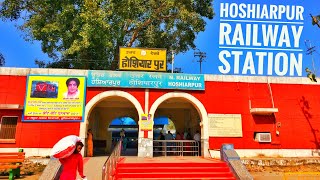 Hoshiarpur Railway Station Full View  Visit Punjab  Hoshiarpur [upl. by Trix415]