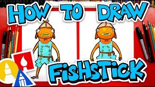 How To Draw Fishstick From Fortnite [upl. by Lauter]