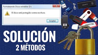 🛡️El DISCO Está PROTEGIDO Contra ESCRITURA QUITAR Protección Contra Escritura USB y Micro SD [upl. by Refinnej90]