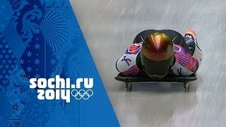 Skeleton  Mens Heats 1 amp 2  Sochi 2014 Winter Olympics [upl. by Ailyt766]