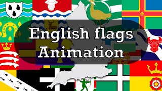 English flags animation [upl. by Terb]