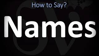 How to Pronounce Names CORRECTLY [upl. by Ayar]