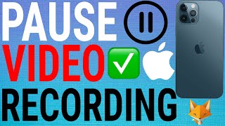 How To Pause Video While Recording On iPhone [upl. by Odlonyer]