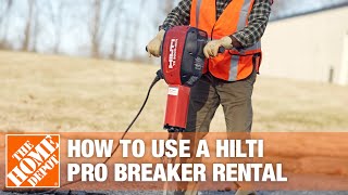 Hilti Pro Breaker  The Home Depot Rental [upl. by Almeria848]