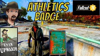 Fallout 76 How to do the Tadpole Athletics Badge Walkthrough [upl. by Adelheid]