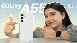 Samsung Galaxy A55 Review Watch Before Buying [upl. by Neltiak478]