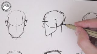 How To Draw Simple Heads  Drawing for Beginners [upl. by Myrtle]