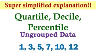 Measures of Position Ungrouped Data  Basic Statistics [upl. by Rebhun]