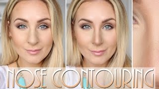 NOSE CONTOURING TUTORIAL  Sminka näsan mindre [upl. by Aurilia]