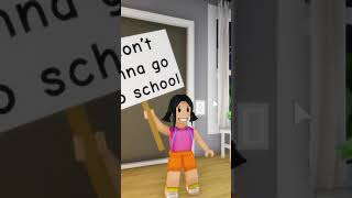 Mama Mama I Dont Wanna Go To School DORA Roblox meme  TikTok Trend shorts [upl. by Chilcote298]